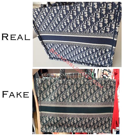 fake vs real dior book tote|dior tote bag authenticity.